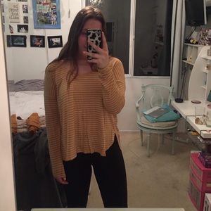 stripped long sleeved t shirt